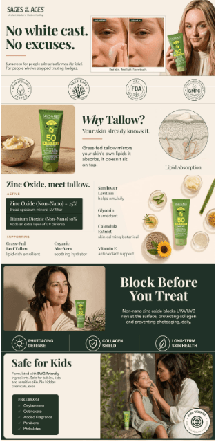 Version A story-led Premium A+ content